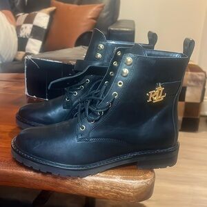 Ralph Lauren combat boot